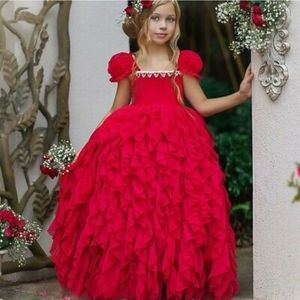 Dollcake Red Frothy dress 5 9 14